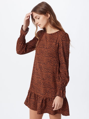 AX Paris Dress in Brown: front