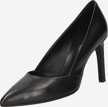 Calvin Klein - Zapatos con plataforma en negro: frente