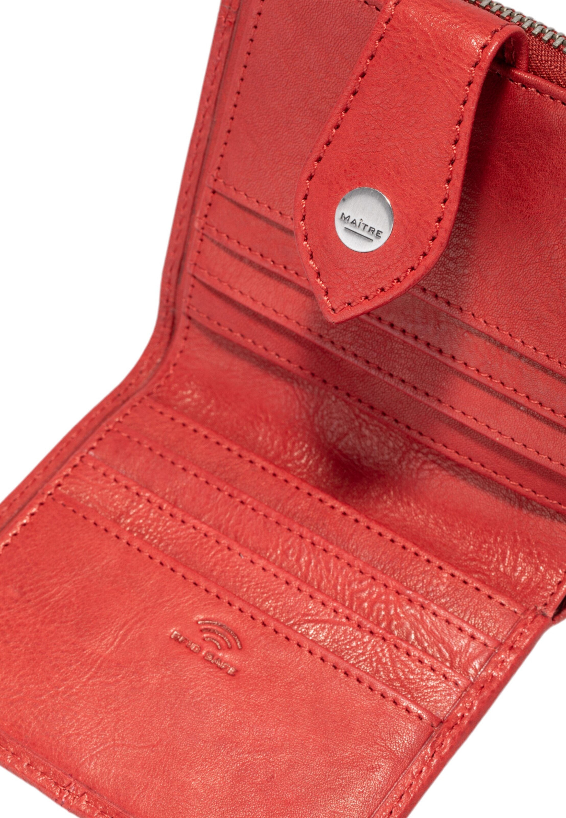 Maître Portemonnee 'Lemberg Alberta' in Rood