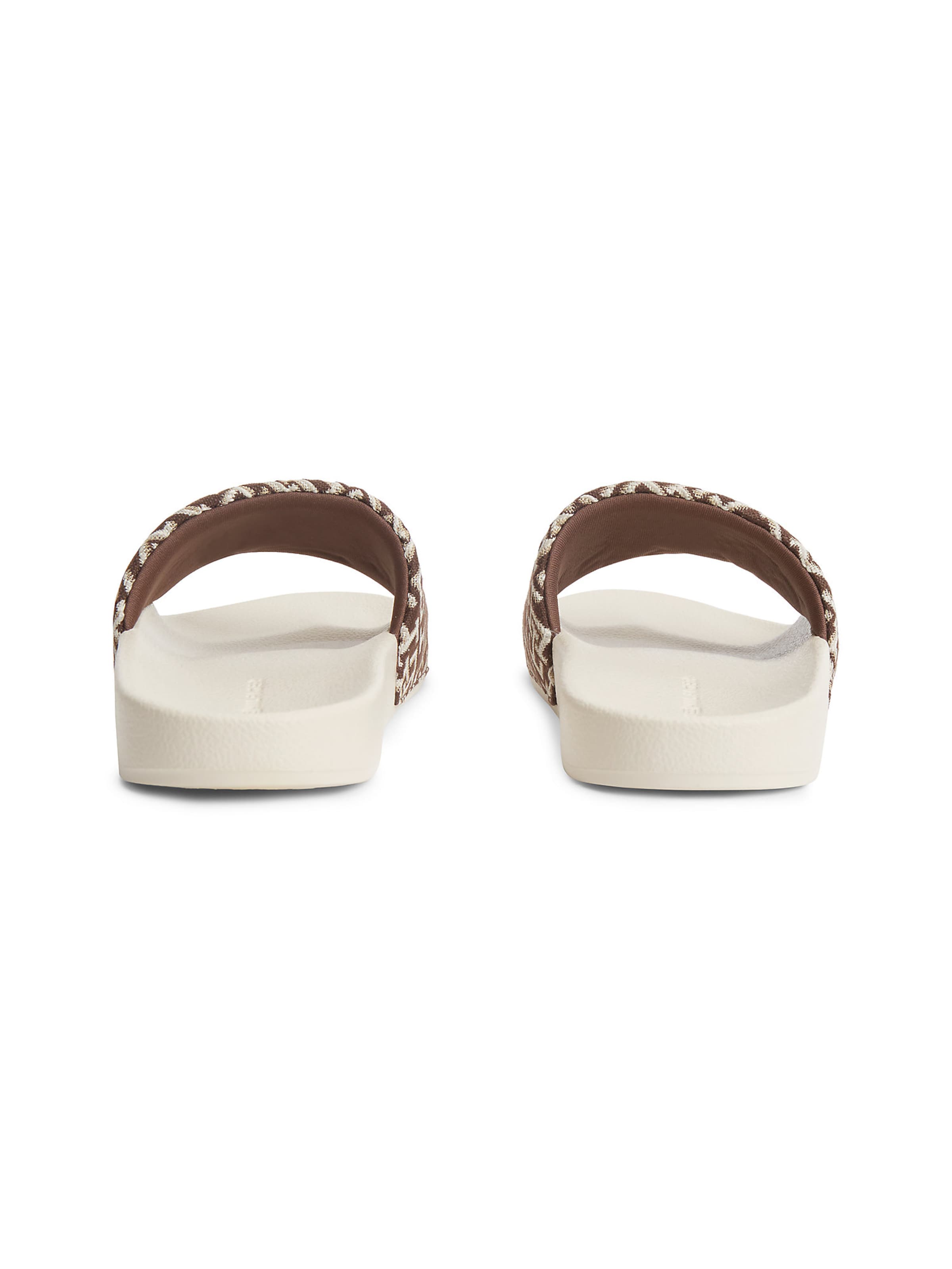 TOMMY HILFIGER Pantolette in Braun