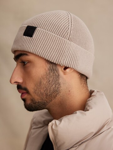 DAN FOX APPAREL Шапка 'Ian' в Серый