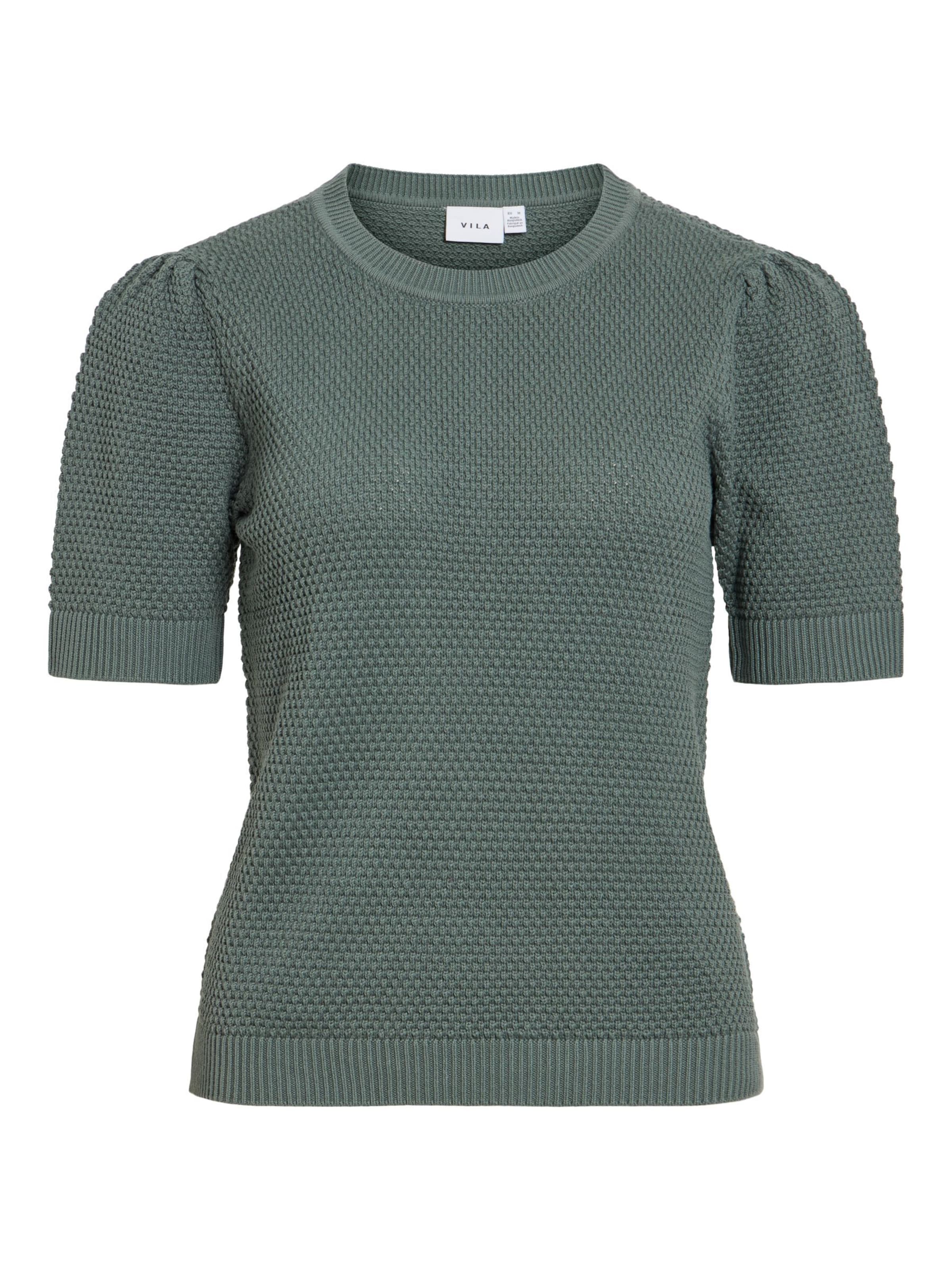 VILA Sweater 'VIDalo' in Green: front