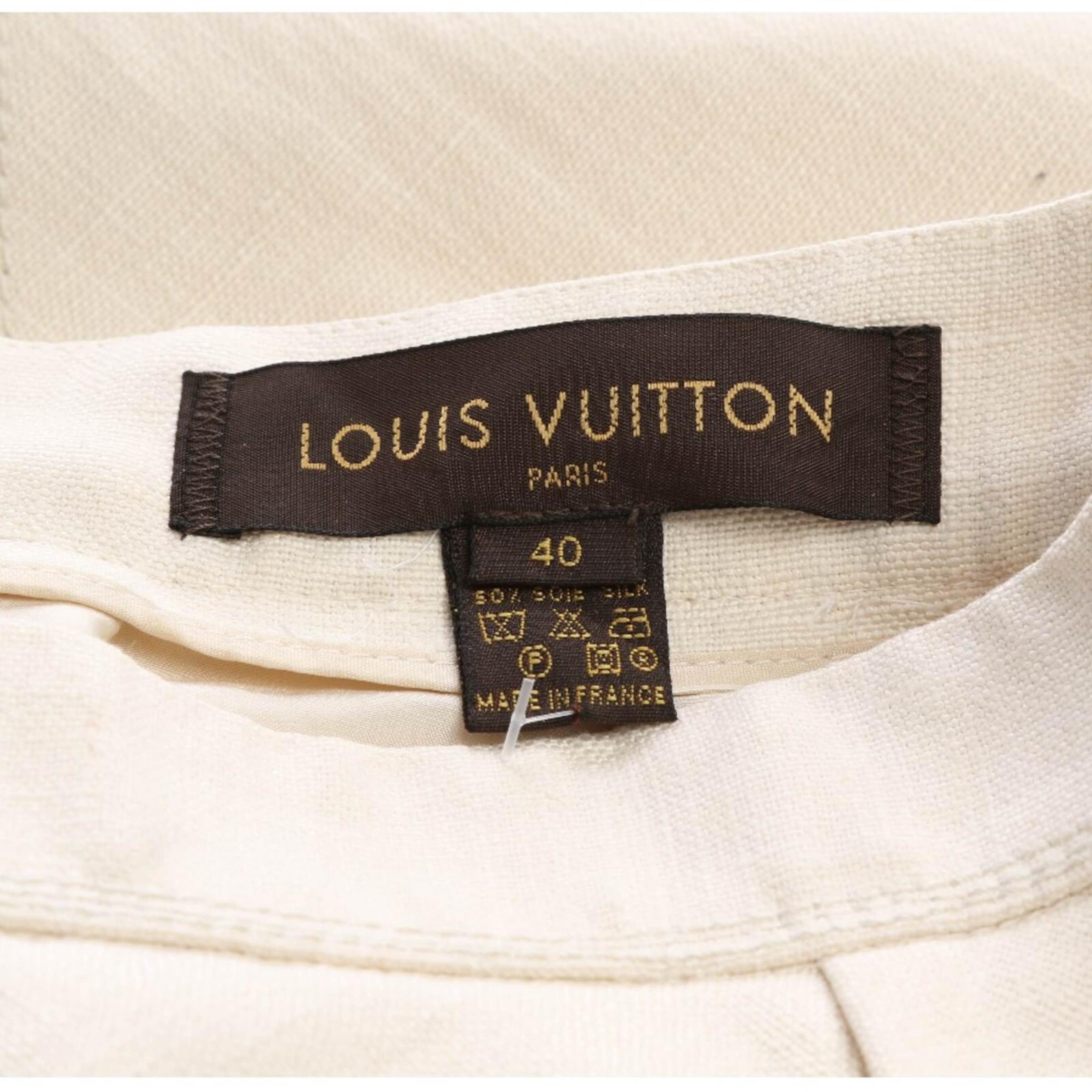 Louis Vuitton Skirt in M in White