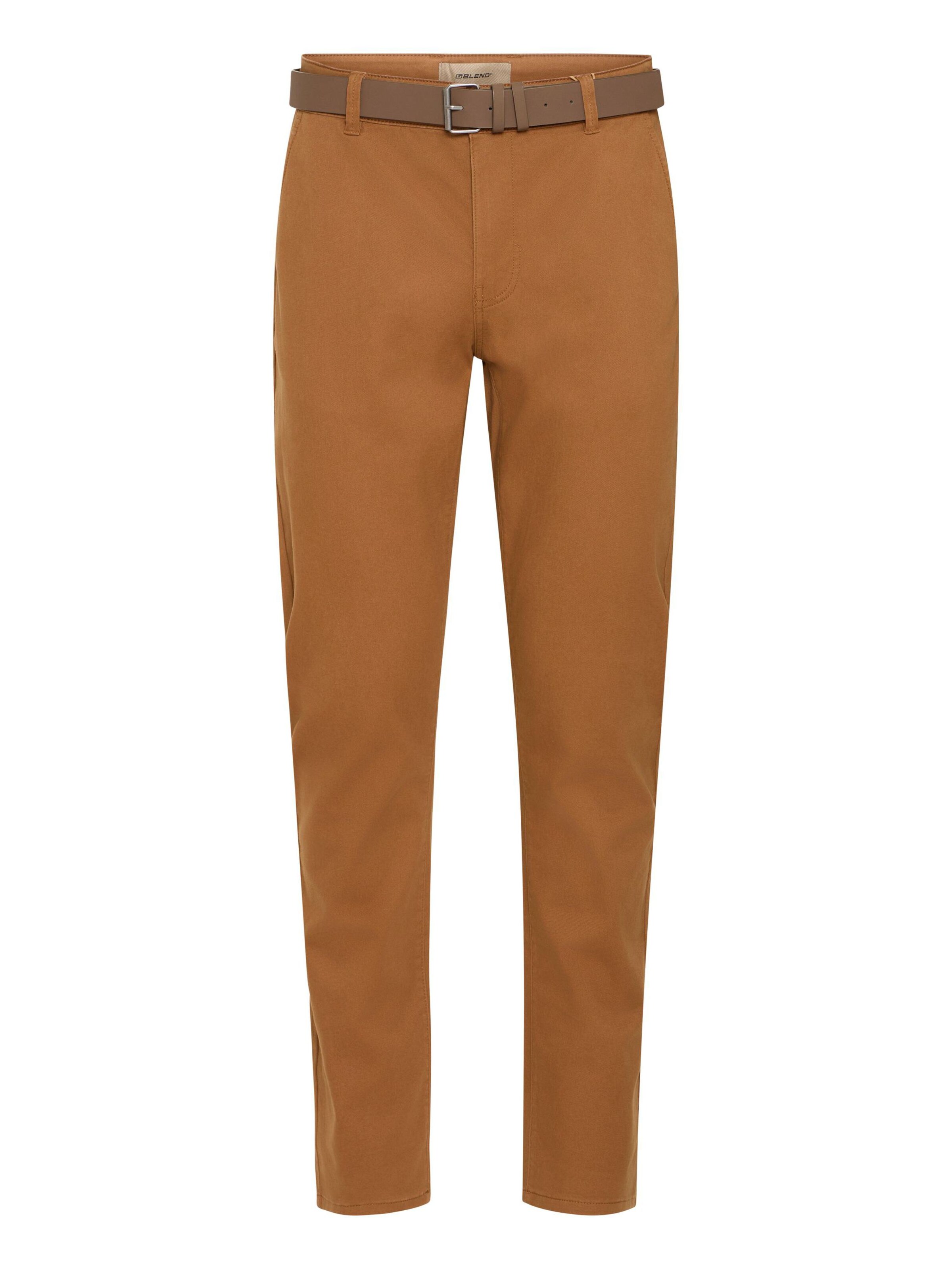 BLEND Chino in Bruin: voorkant