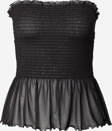 Monki Blouse in Black: front