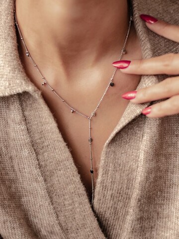 Hey Happiness Kette 'Drifting Coins'‌‌‌‌‌‌‌‌‌‌ in Silber: Vorderseite