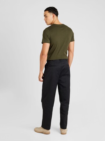 regular Pantaloni con piega frontale 'Lance' di Won Hundred in nero