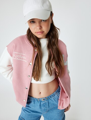 Koton Between-season jacket in Pink: front