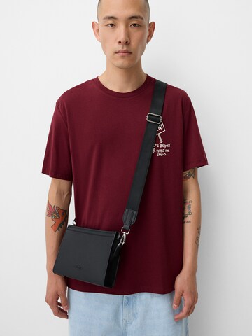 Borsa a tracolla di Bershka in nero