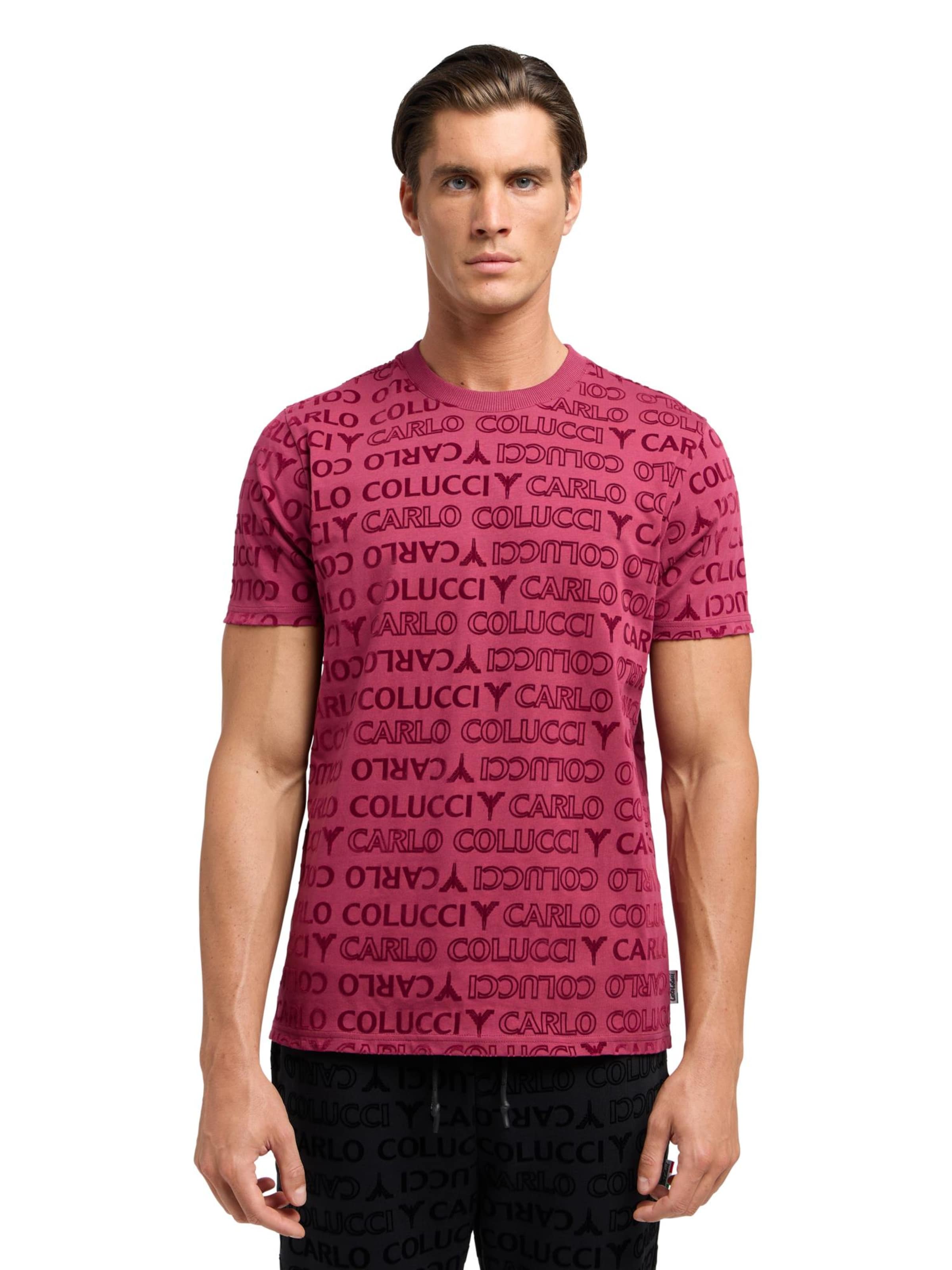 T-Shirt ' Di Penta ' Carlo Colucci en rouge : devant