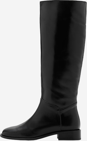 Bottes 'Paty' MANGO en noir : devant