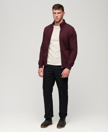 Superdry Sweatvest 'Essential' in Rood