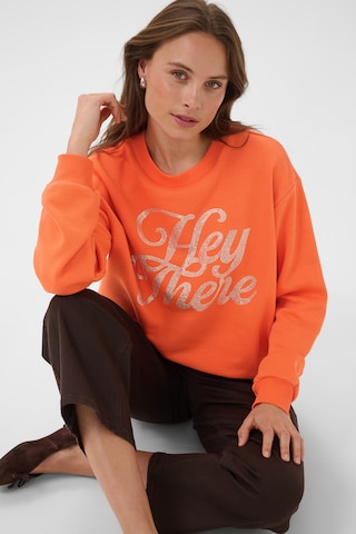 Kaffe - Sudadera 'KArosita' en naranja