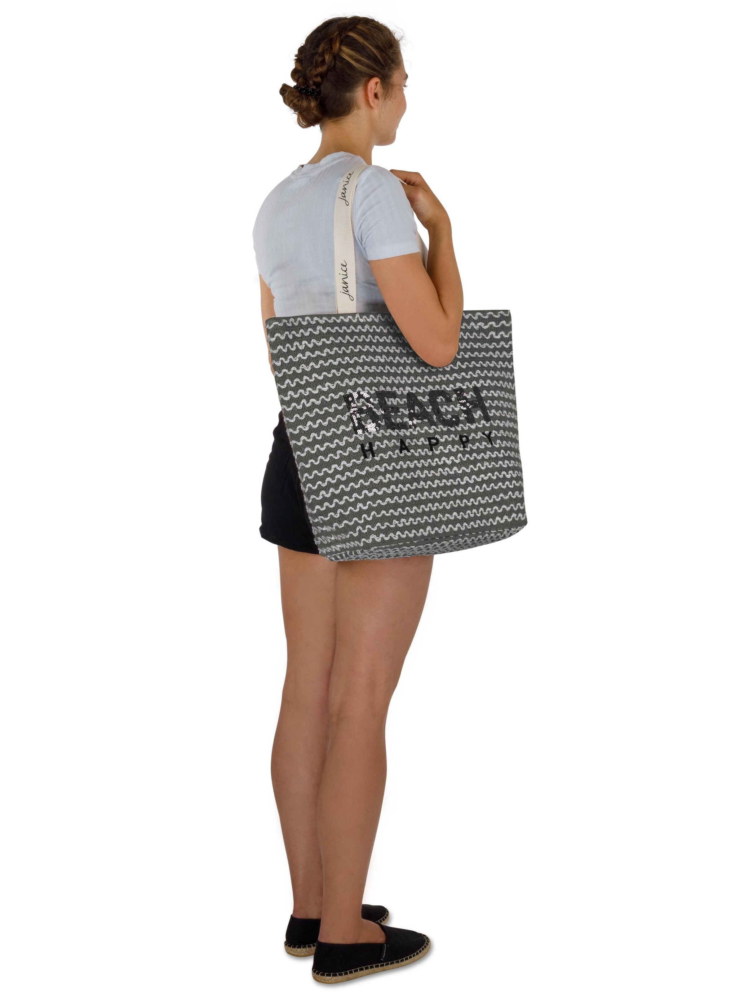 normani Strandtas 'Meeru' in Grijs