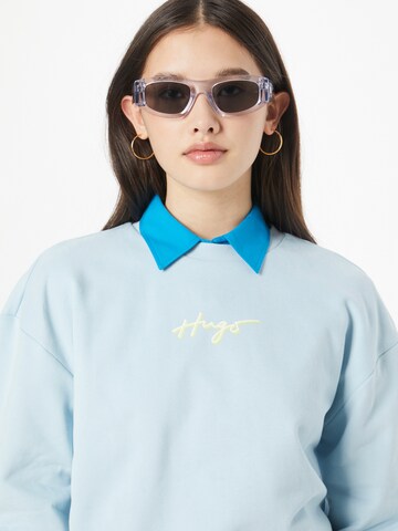 HUGO Sweatshirt 'Easy' in Blauw