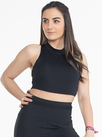 Spyder Sports top in Black: front