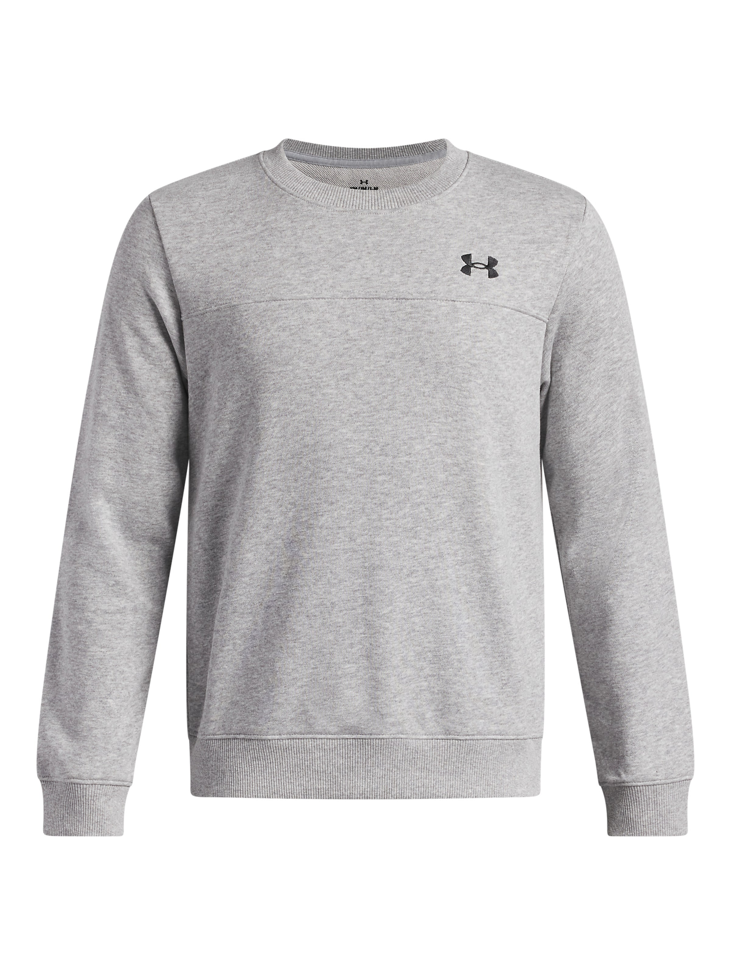 UNDER ARMOUR Sportief sweatshirt 'Rival' in Grijs: voorkant