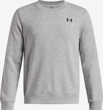 UNDER ARMOUR Sportief sweatshirt 'Rival' in Grijs: voorkant