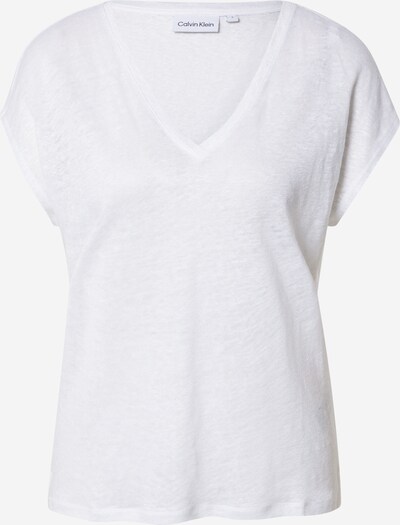 Tricou Calvin Klein pe alb, Vizualizare produs