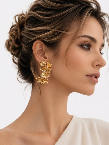 RteRme Ohrringe 'Liliosa'‌‌‌‌‌‌ in Gold: Vorderseite