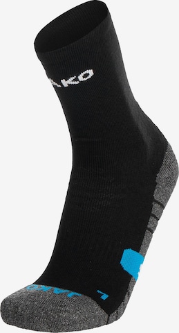 JAKO Athletic Socks in Black: front