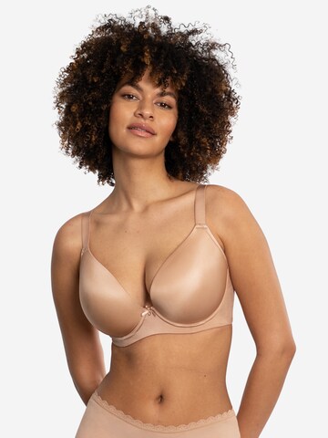 SugarShape T-shirt Bra 'Voilà ' in Brown: front