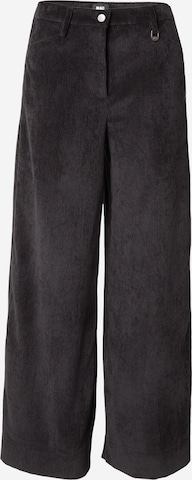 MAC Wide Leg Housut värissä musta: etupuoli