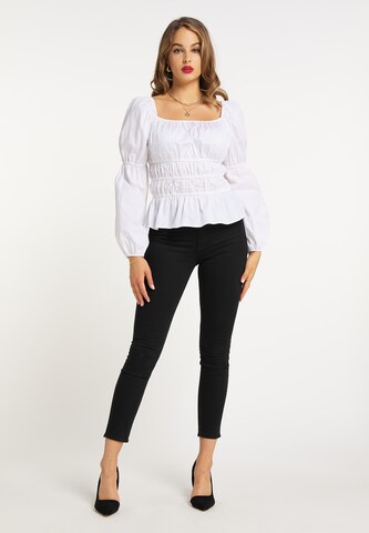 faina Blouse in Wit