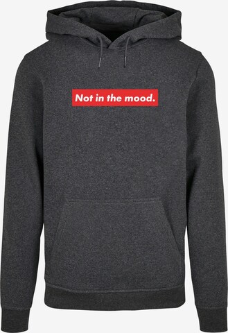 Merchcode Sweatshirt ' NITM - Sup Mood ' in Grey: front
