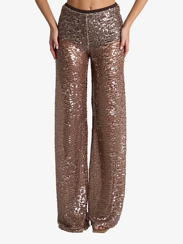 regular Pantaloni di Jijil in marrone: frontale