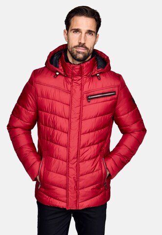 NEW CANADIAN Steppjacke in Rot: Vorderseite