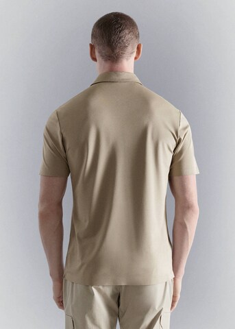 MANGO MAN Poloshirt 'Palamos' in Beige