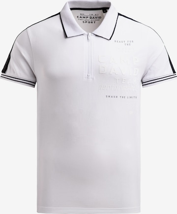 CAMP DAVID Shirt in Weiß: Vorderseite