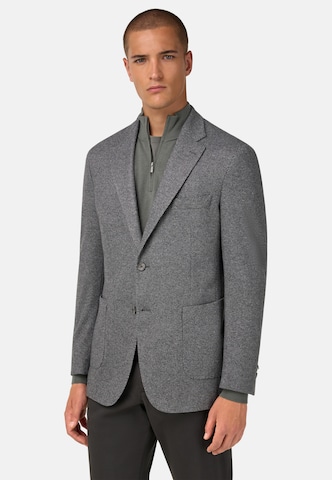 Coupe regular Veste de costume Boggi Milano en gris : devant