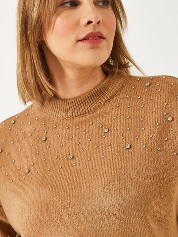 Bianco Lucci Kampsun 'Pullover', värv pruun