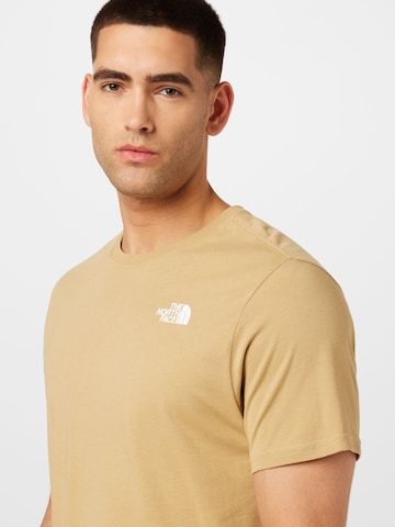 Coupe regular T-Shirt fonctionnel 'Red Box' THE NORTH FACE en vert