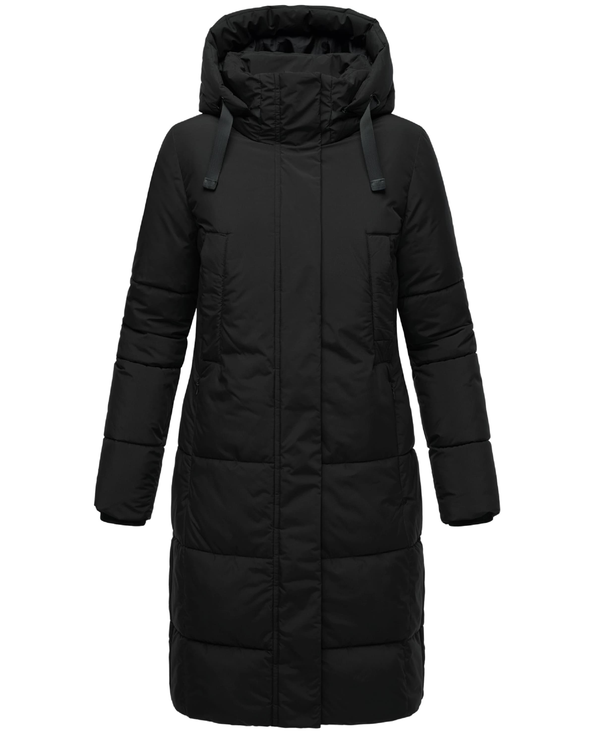 MARIKOOZimski kaput - crna boja: prednji dio