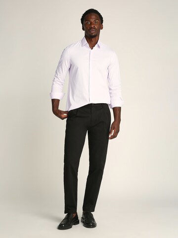 Calvin Klein Slim fit Button Up Shirt in Purple