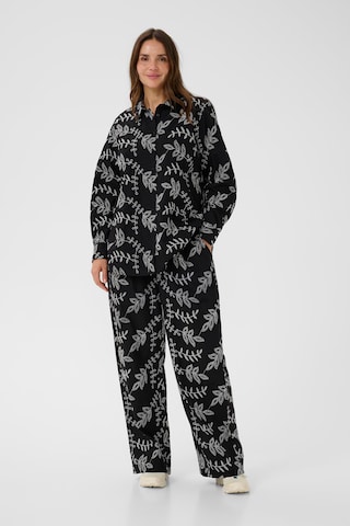 Loosefit Pantalon 'Elory' KAFFE CURVE en noir