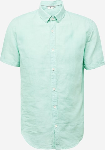 GARCIA Regular fit Button Up Shirt in Blue: front
