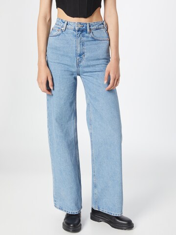 WEEKDAY Wide leg Jeans 'Ace Summer' in Blue: front