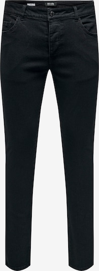 Only & Sons Jeans 'WARP' in de kleur Black denim, Productweergave
