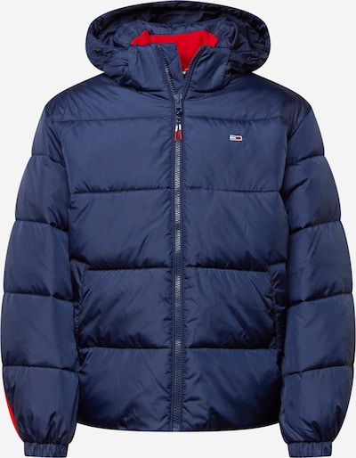 Tommy Jeans Vinterjakke i navy / rød / hvid, Produktvisning