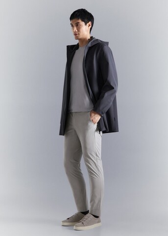 MANGO MAN Slim fit Chino Pants 'Due' in Grey