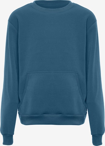 MO - Sweatshirt em azul: frente