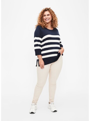 Pull-over 'Mcarrie' Zizzi en bleu