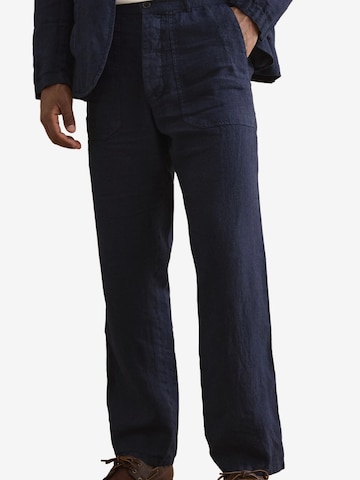 Il Lanificio Regular Broek in Blauw