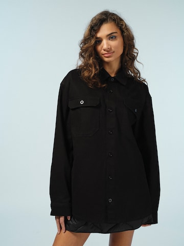 Pacemaker Regular fit Button Up Shirt 'Bendix' in Black: front