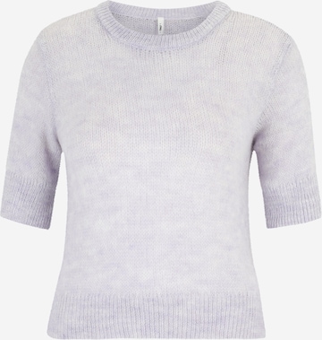 Only Petite Trui 'ONLKRISTY' in Lila: voorkant
