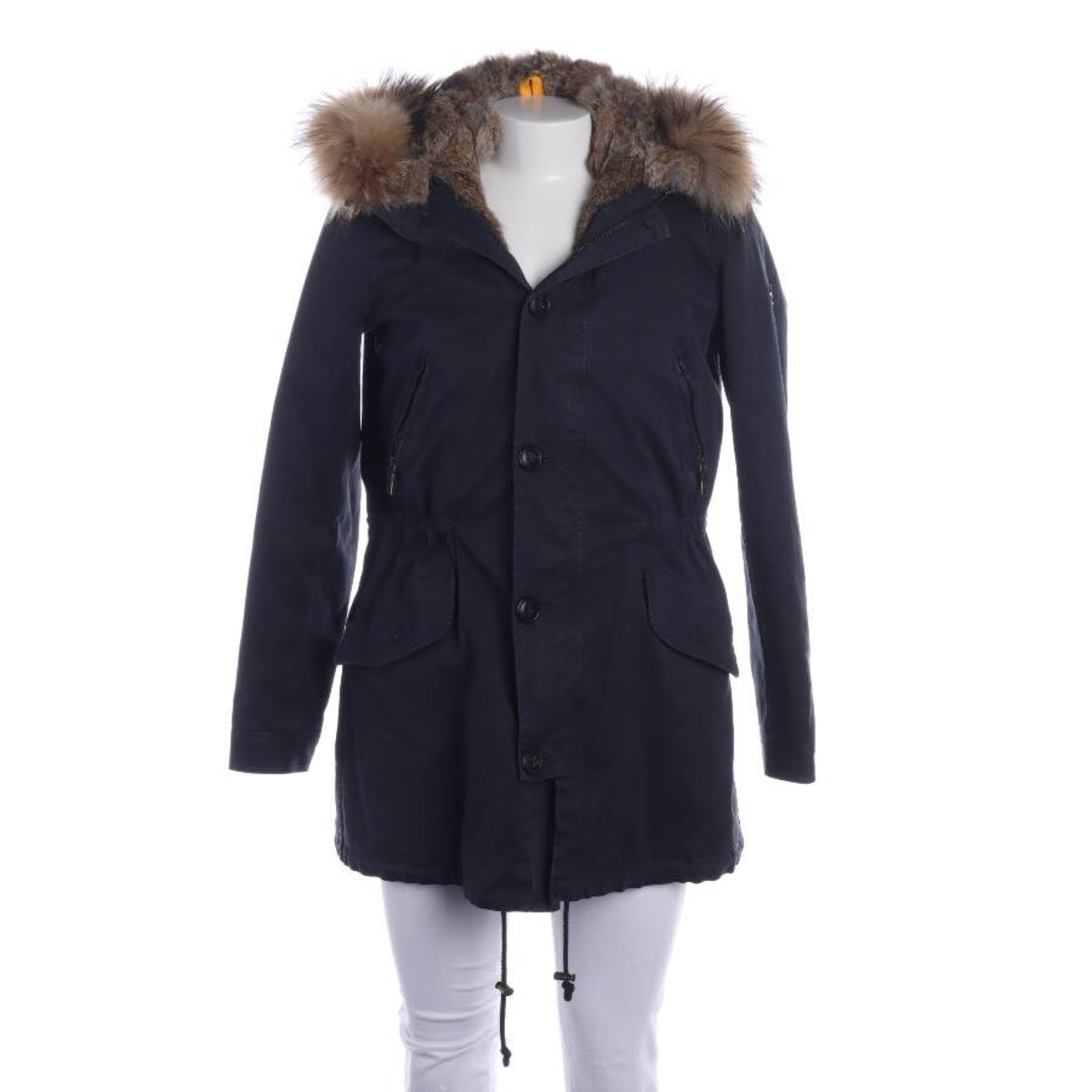 BLONDE No. 8 Winterjacke / Wintermantel S in Blau: Vorderseite